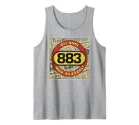 883 Gli Anni Tee Canotta, Uomo, Grigio Melange, XXL