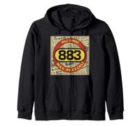 883 Gli anni Tee Felpa con Cappuccio