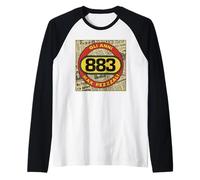 883 Gli anni Tee Maglia con Maniche Raglan