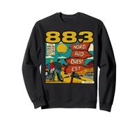 883 Nord Sud Ovest EST Tee Felpa