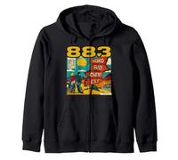 883 Nord Sud Ovest EST Tee Felpa con Cappuccio