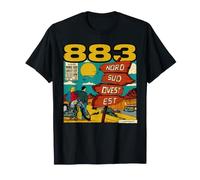 883 Nord Sud Ovest EST Tee Maglietta