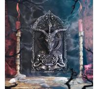 Nemesis Now Targa da parete Baphomet's Invocation, nera, 30,5 cm