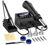 8898 2 in 1 stazione di saldatura Display digitale pistola ad aria calda saldatura rilavorazione per cellulare BGA SMD PCB IC riparazione strumenti di ferro a saldare