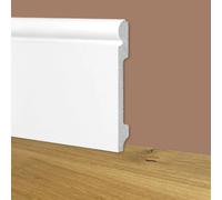 88ml bancale di Battiscopa Zoccolino BIANCO mod. OLANDESE 145x18x2000mm in POLIMERI - Polistrutturato