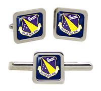 88th Air Base Wing Gemelli USAF Quadrati E Set Fermacravatta