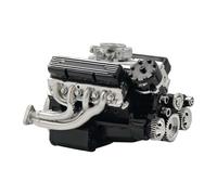 89% gas Ohv V8 Small-Block Engine Model Kits, Mini V8 Model Engine Kit, Build Your Own Stem V8 Model Engine Kit per adulti, V8 Engine Kit Gasoline, Physics Experiment Set per adulti (nero)