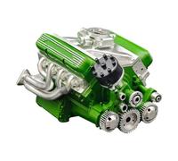 89% gas Ohv V8 Small-Block Engine Model Kits, Mini V8 Model Engine Kit, Build Your Own Stem V8 Model Engine Kit per adulti, V8 Engine Kit Gasoline, Physics Experiment Set per adulti (verde)