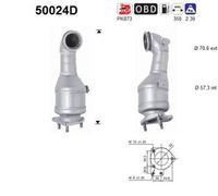 89 KW 121 CV CATALIZZATORE PER Chevrolet Lacetti J200 2.0 D