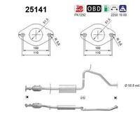 89 KW 121 CV CATALIZZATORE PER Mazda CX-3 DK 2.0 SKYACTIV-G