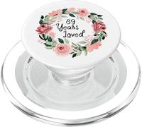 89 Years Loved Women Men 89 Years Old 89th Birthday PopSockets PopGrip per MagSafe