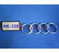 893853605 FREGIO LOGO SIGLA EMBLEMA ANTERIORE PLASTICA AUDI 80 87-91