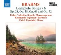 8947684 Audio Cd Johannes Brahms - Complete Songs, Vol. 6