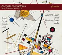 8947685 Audio Cd Amiram Ganz / Maxime Ganz: Accords Contrastants - Solo Sonatas