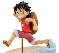 Megahouse Pvc Monkey D. Luffy Run Run Run One Piece Statue 12 Cm Multicolor