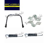 8959 CAVALLETTO DM 20 CENTRALE CROMATO + STAFFE + 2 MOLLE VESPA 50 R L N SPECIAL