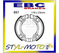 EBC Ganasce freno 897 Posteriori per PGO Galaxy/TGB Winking Hawk 50 Mescola organica