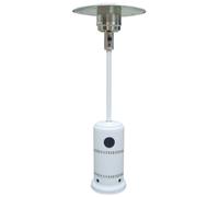 Teporus Stufa a Gas Bombola Infrarossi Fungo Riscaldante da Esterno GPL Potenza 13 kW colore Bianco - HSS-A-PC Patio