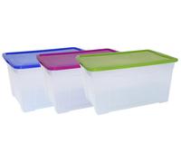 89810 Q.TA' 4 CONTENITORE SPACE BOX C/COPERCHIO 56X39,5XH29CM