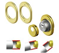 DISEC - Defender serratura con cilindro atra h25 mm - ø foro 50 mm - oro lucido