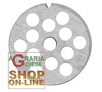 8999 PIASTRA IN ACCIAIO INOX PER TRITACARNE 32 FORO 14