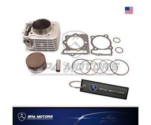 89mm 440cc Grande Foro Cilindro Pistone Guarnizione Kit Per Honda Sportrax