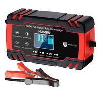 8A Caricabatteria Da Auto, 12V / 24V 8A Carica Batteria Moto Multi Protezioni E