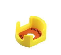 8A Push Button Switch 40MM Urgent Stop Red Oxide Mushroom Button (Color : Shield)