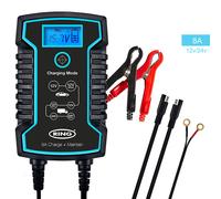 8A Smart Caricabatterie Per Controllo Manutenzione 12-24V Collegamento Rapido