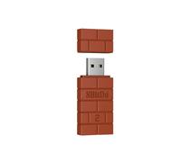8BitDo Adattatore Wireless USB 2 Ricevitori per NS per 1, 2 PS1 Windows per PS4 per PS5 per Series X/S Maniglia Rossa