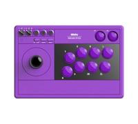 8Bitdo Arcade Stick for Switch/Switch 2 & Windows PC, Wireless Bluetooth, 2.4G Adapter & Wired USB-C Arcade Fight Stick, Dynamic Button Layout, Macro Buttons, Turbo Functionality - Purple