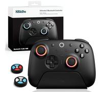 8Bitdo Controller Bluetooth Ultimate 2 Per Switch 2, Switch, PC Windows, Aggiornamento Joystick TMR, Anello Fuoco RGB, Grilletti Tattili Effetto Hall Commutabili, Vibrazione, L4/R4 Rimappabili, Nero