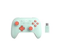8BitDo Controller di Gioco Wireless 2.4G con Joystick Ad Effetto Hall per PC per Raspberry Pi Android, Arancione-Verde