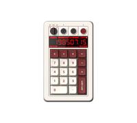 8BitDo Fami Edition - Tastierino numerico meccanico a 18 tasti, supporta tastierino numerico PC e modalità calcolatrice standard, hot-swap, tasto di scelta rapida per calcolatrice PC,