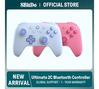 8BitDo - Joystick wireless effetto Hall Ultimate 2C Controller di gioco Bluetooth per Nintendo switch 2, 1, oled Lite