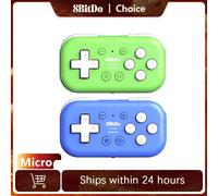 8Bitdo Micro Bluetooth Gamepad Mini controller di gioco tascabile per Switch, Android e Raspberry Pi, supporta modalità tastiera
