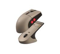 8Bitdo Mouse retrò R8 con dock di ricarica, sensore ottico PAW 3395 DPI 26K, frequenza di polling 4K, pulsanti programmabili, microinterruttori HUANO, ambidestro - Edizione C64