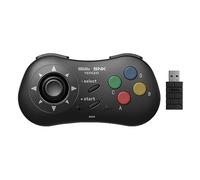 8Bitdo NEOGEO Wireless Controller for Windows, Android, and NEOGEO mini with Classic Click-Style Joystick - Officially Licensed by SNK (Black Edition)
