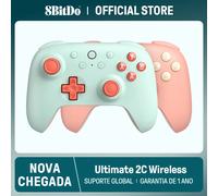 8Bitdo Ultimate 2C Wireless Controller for Windows PC and Android, with 1000Hz Polling Rate, Hall Effect Joysticks and Hall Triggers, and Remappable L4/R4 Bumpers (Peach)
