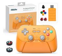 8Bitdo Pro 3 Controller Bluetooth con Joystick TMR, Pulsanti ABXY Intercambiabili, Pulsanti Posteriori Pro, Dock Ricarica, Grilletti Effetto Hall per Switch/Switch 2, Windows, Apple, SteamOS, Android