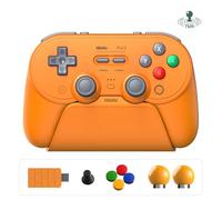 8BitDo Pro 3 Controller Bluetooth per Switch/Switch 2, Joystick TMR, Pulsanti Posteriori Programmabili e R4/L4, Trigger Hall/Tattili, Pulsanti ABXY Intercambiabili,per Windows, Apple, SteamOS, Android