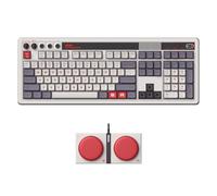8Bitdo Retro 108 Mechanical Keyboard with 108 Keys and Integrated Numpad, Bluetooth/2.4G/USB-C Hot Swappable Wireless Gaming Keyboard for Windows and Android - N Edition - QWERTY English Keyboard