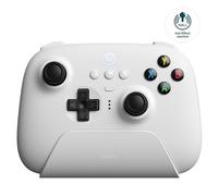8Bitdo Ultimate 2.4G Wireless Controller, Hall Effect Joystick Update, Gaming Controller with Charging Dock for PC, Android, Steam Deck & Apple (White)