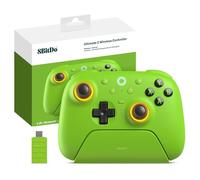 8BitDo Ultimate 2 Wireless Controller per PC/Android/Apple/Steam, Joystick TMR, Effetto Hall Commutabile/Trigger Tattili, Anello Fuoco RGB, 8Speed Wireless Tech 2.4G Gaming Controller con Dock Ricaric
