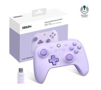 8Bitdo Ultimate 2C Wireless Controller per PC Windows e Android, Frequenza di Polling 1000Hz, Joystick Hall Effect/Hall Trigger, Paraurti L4/R4 Rimappabili, Funzione Turbo (Viola)