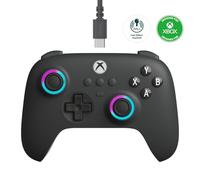 8Bitdo Ultimate C Wired Controller for Xbox, RGB Lighting Fire Ring and Hall Effect Joysticks, Compatible with Xbox Series X|S, Xbox One, Windows 10/11 - Officially Licensed (Dark Gray)