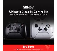 8bitdo Ultimate Controller di gioco in 3 modalità per Xbox, joystick effetto Hall, finestre compatibili e Android Black