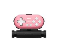 8Bitdo Zero 2 - Mini controller Bluetooth con clip mobile per switch, Windows, Android (Pink Edition)