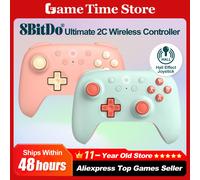 8bitdoUltimate 2C Wireless PC Controller Android Gamepad Gaming PC Gamer SteamOS Hall Effect Joystick Trigger 1000HzFrequenza di carico