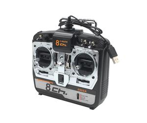 8CH RC Simulator 3D Aereo Multicottero Simulatore Quad per Drone RC con Controller di Volo USB per Gioco di Addestramento su PC B